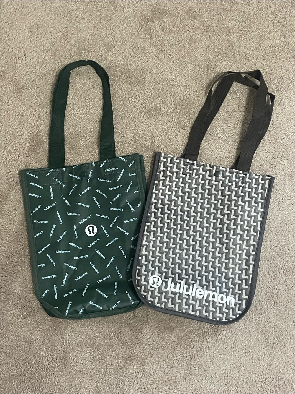 Lululemon athletica reusable tote bag bundle